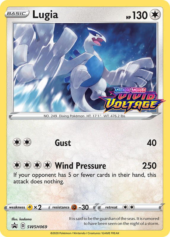 Pokemon Pokemon Lugia PROMO [PR-SW SWSH069] Sword & Shield "SWSH Black Star Promos" (EN)