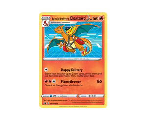 Buy Pokemon Special Delivery Charizard PROMO [PR-SW SWSH075] Sword & Shield "SWSH Black Star Promos" (EN) at Sasom – Authentic and Ready to Ship