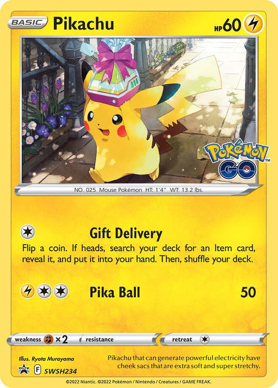 Pokemon Pokemon Pikachu PROMO [PR-SW SWSH234] Sword & Shield "SWSH Black Star Promos" (EN)