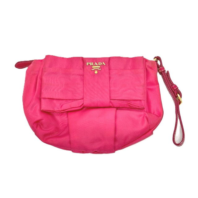 Prada PRADA 1N1422 ribbon Small items Multi-purpose pouch with strap Accessory pouch - view 2