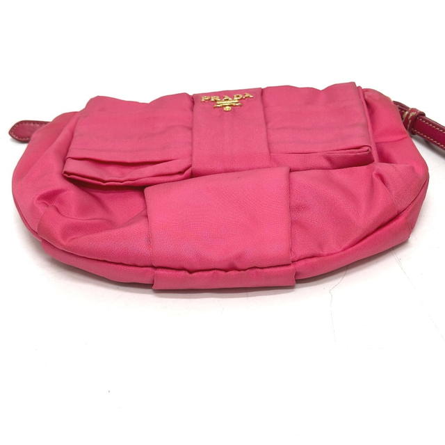 Prada PRADA 1N1422 ribbon Small items Multi-purpose pouch with strap Accessory pouch - view 4
