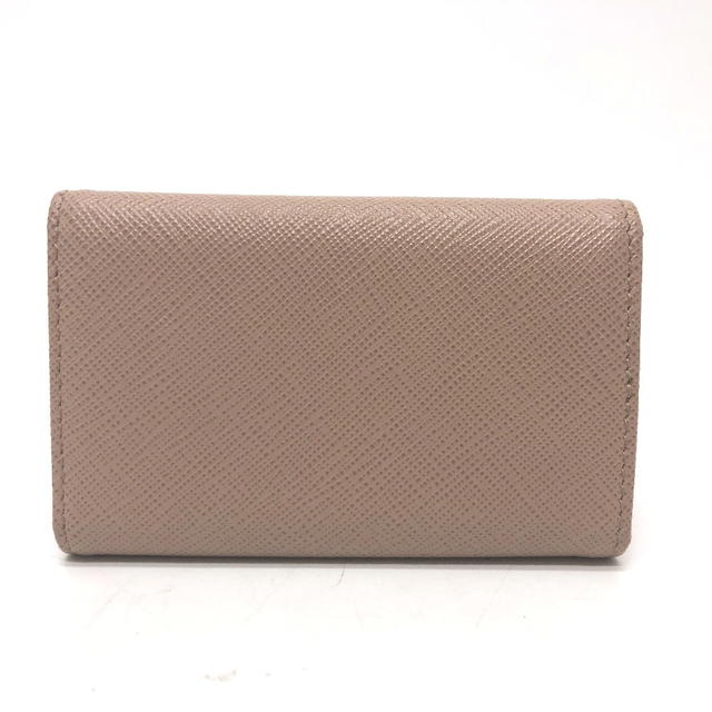 Prada PRADA 1PG004 logo 4 key rings  Key Case saffiano leather pink - view 3