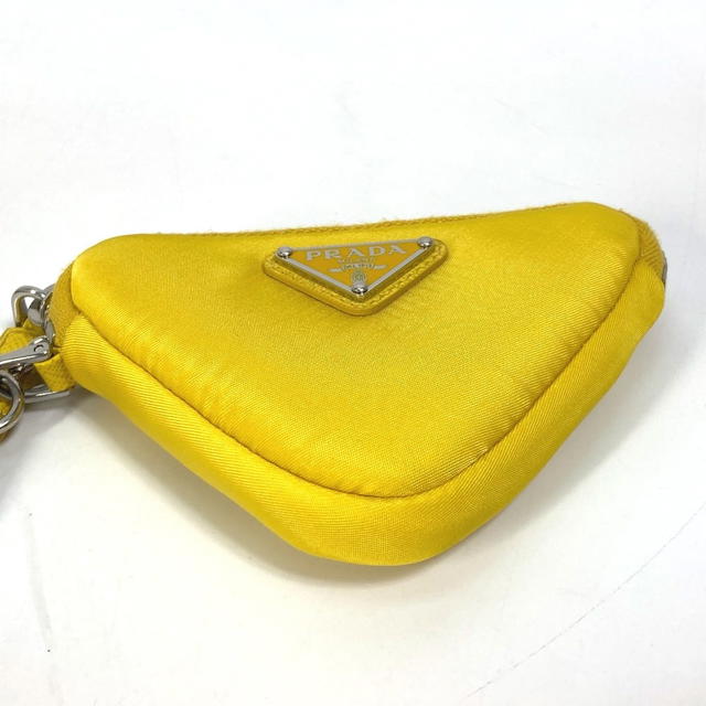Prada PRADA 2TT140 triangular plate Re Nylon Key ring with neck strap Pouch Unused - view 3