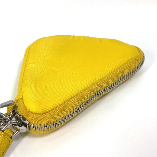 Prada PRADA 2TT140 triangular plate Re Nylon Key ring with neck strap Pouch Unused - view 4