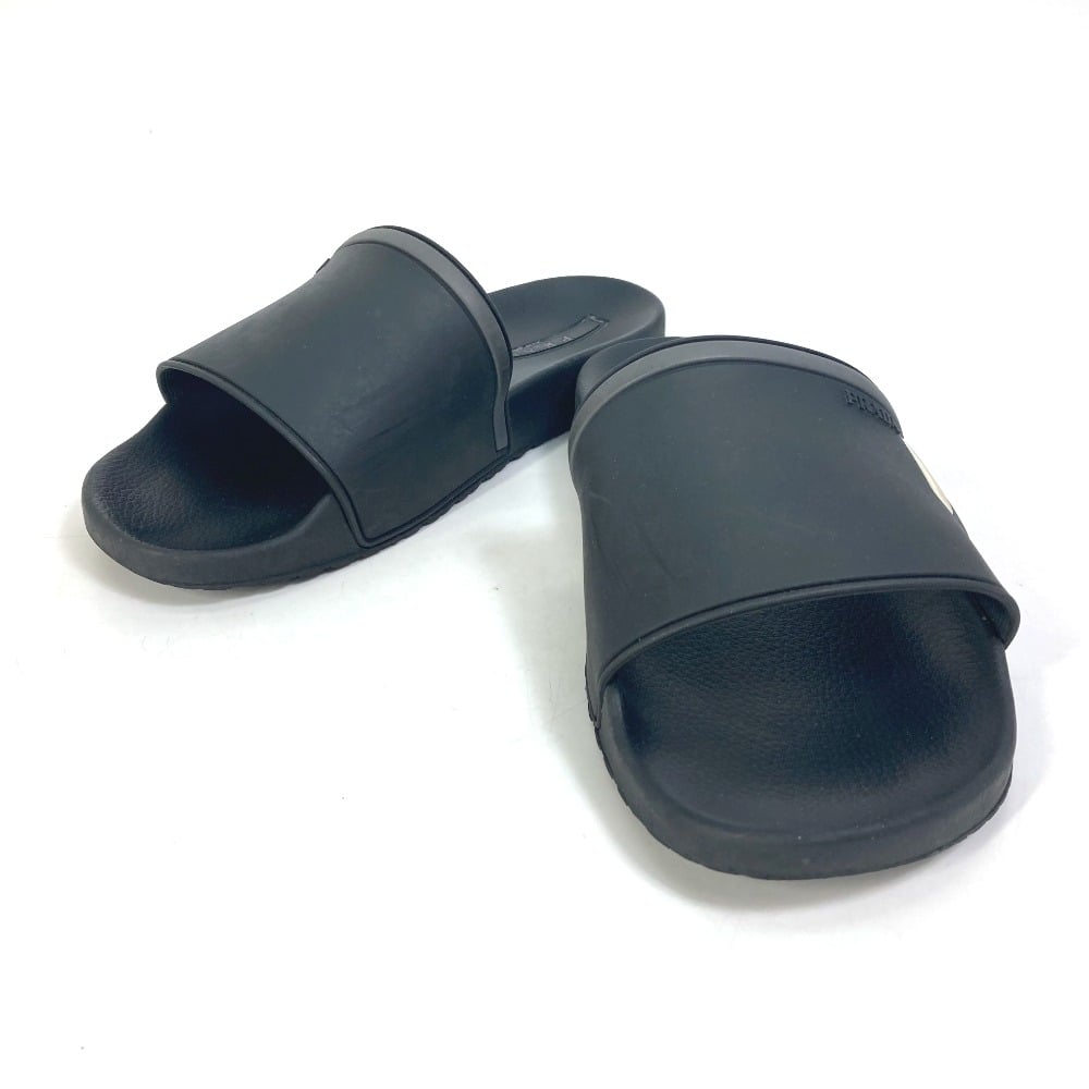 Prada PRADA 4X3102 logo Shoes Shower Sandals Pool Sandals Sandals rubber Black