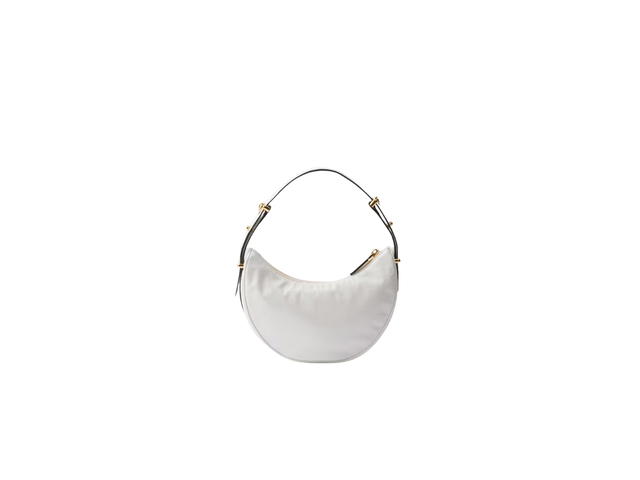 Prada Prada Arqué naplak patent leather shoulder bag Metal Hardware White - view 2