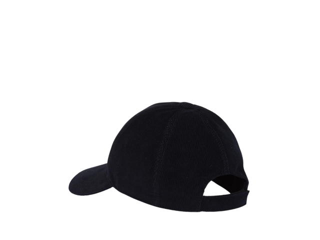 Prada Prada Corduroy Baseball Cap In Fabric Navy - view 2