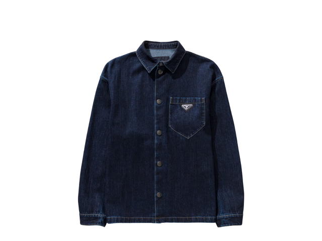 Prada Prada Cotton Denim Shirt Jacket - view 1