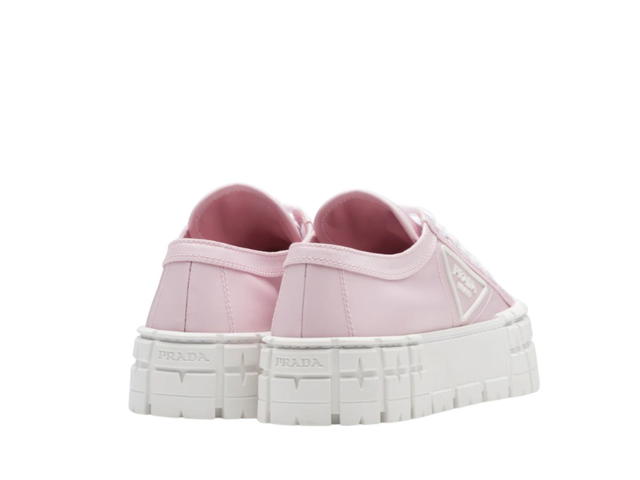 Prada Prada Double Wheel Nylon Gabardine Sneakers Alabaster Pink - view 3
