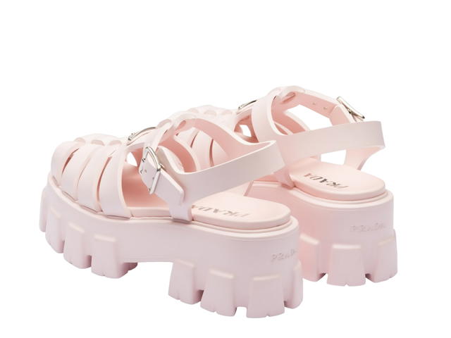 Prada Prada Foam Rubber Sandals Alabaster Pink - view 2