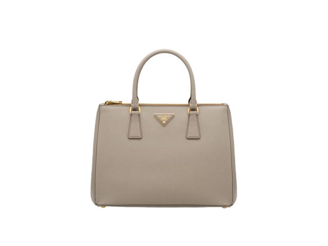 Prada Prada Galleria Large Saffiano Leather Bag Grey - view 1
