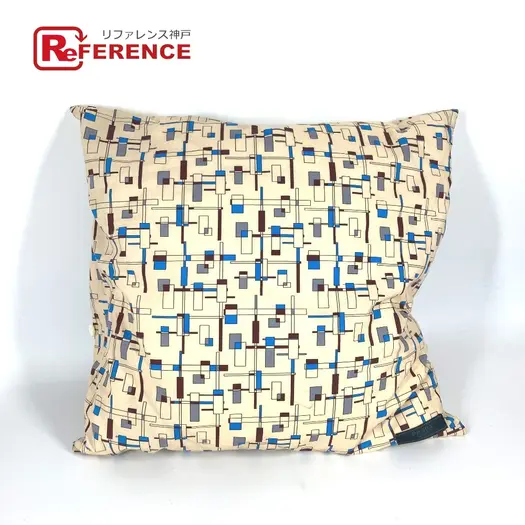 Buy PRADA logo pillow pillow interior cushion cotton Beige at Sasom – Authentic and Ready to Ship