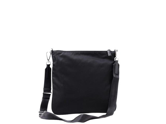 Prada Prada Messenger Bag In Tessuto Nylon With Logo And Silver-Tone Hardware Black - view 2