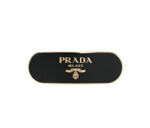 Buy Prada Metal Hair Clip Black-Gold at Sasom – Authentic and Ready to Ship