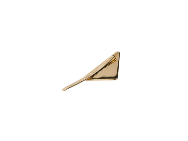 Prada Prada Metal Hair Pins In Enameled Logo Black - view 2