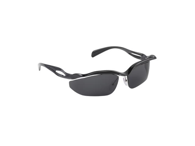 Prada Prada Morph Sunglasses In Soft Curves And Rimless Lenses With An Enveloping Shape Slate Gray Lenses - view 2