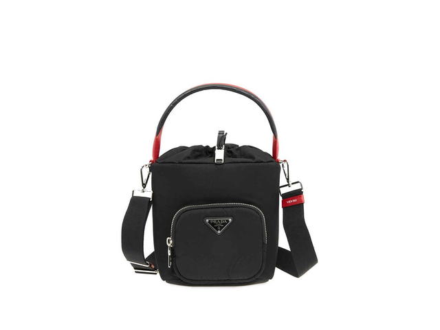 Prada Prada Nylon Cargo Bucket Bag - Small (Black) - view 1