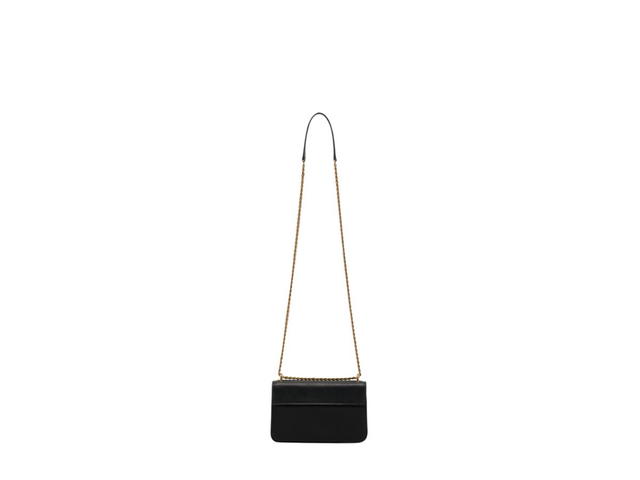 Prada Prada Pattina Tessuto Leather With Metal Lettering Logo Black - view 4