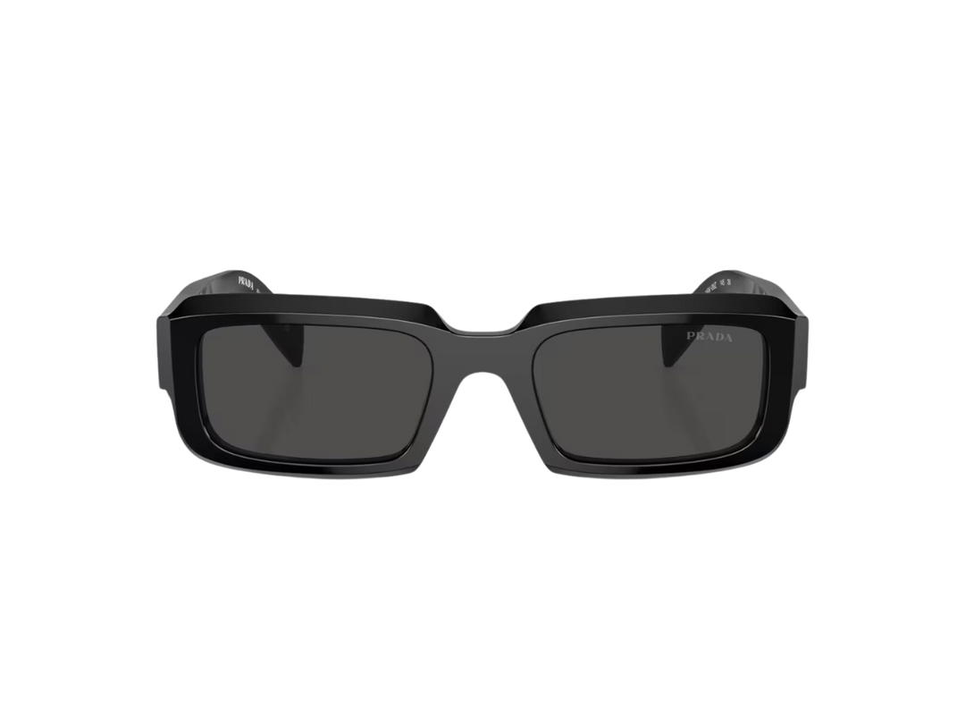 Prada Prada PR 27ZS 16K08Z 54-21 Sunglasses In Black Acetate Frame With Dark Grey Lens