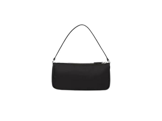 Prada Prada Re-Edition 2005 Nylon And Saffiano Leather Mini-Bag Black - view 3