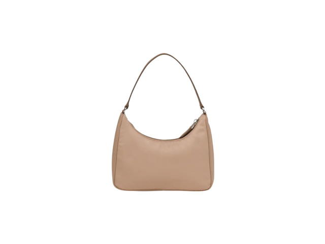 Prada Prada Re-Edition 2005 Re-Nylon Mini Bag With Iconic Saffiano Leather Trim Cameo Beige - view 2