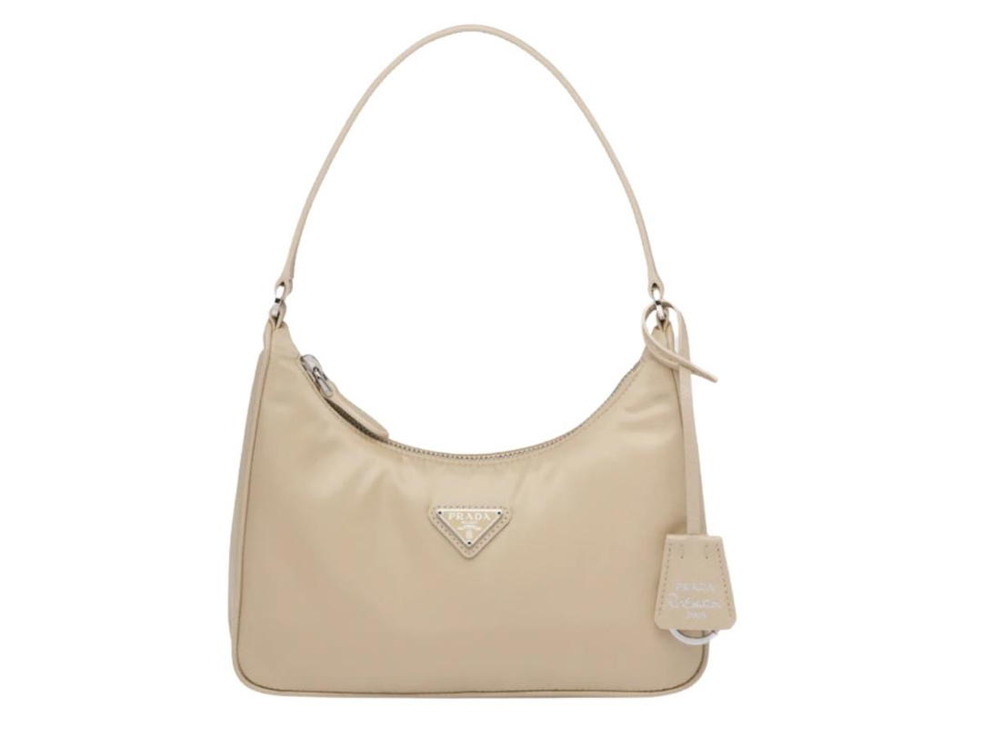 Prada Prada Re-Edition 2000 Nylon Mini-Bag Beige
