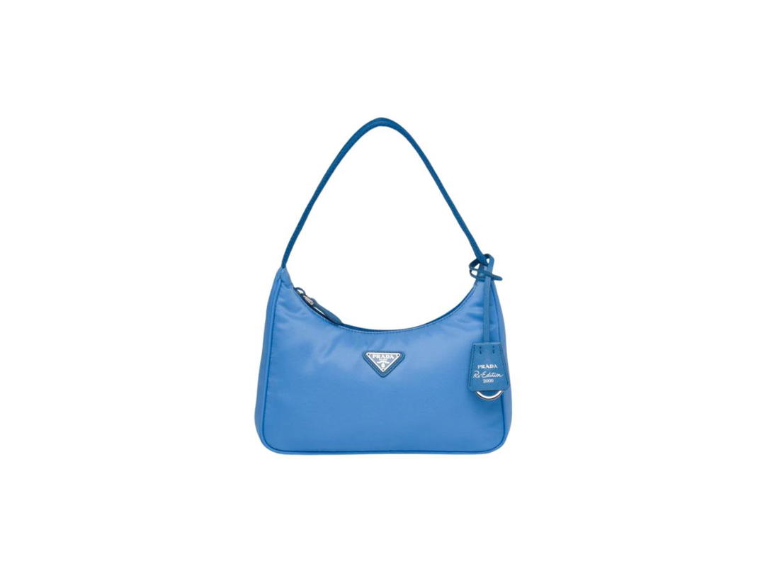 Prada Prada Re-Edition 2000 Nylon Mini Bag Periwinkle Blue