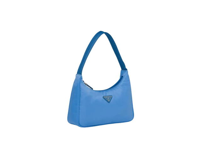 Prada Prada Re-Edition 2000 Nylon Mini Bag Periwinkle Blue - view 2