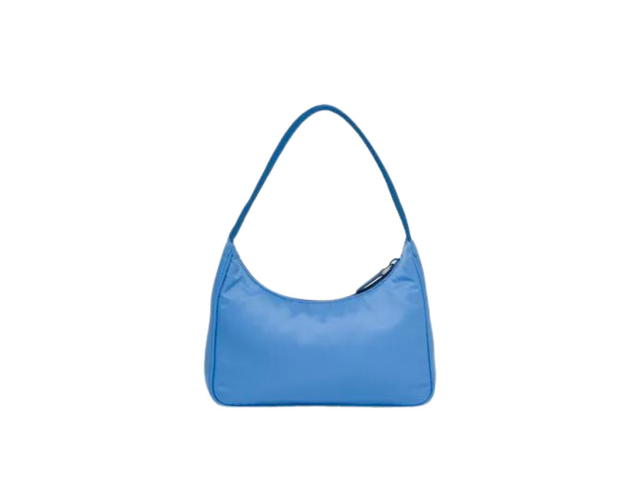 Prada Prada Re-Edition 2000 Nylon Mini Bag Periwinkle Blue - view 3