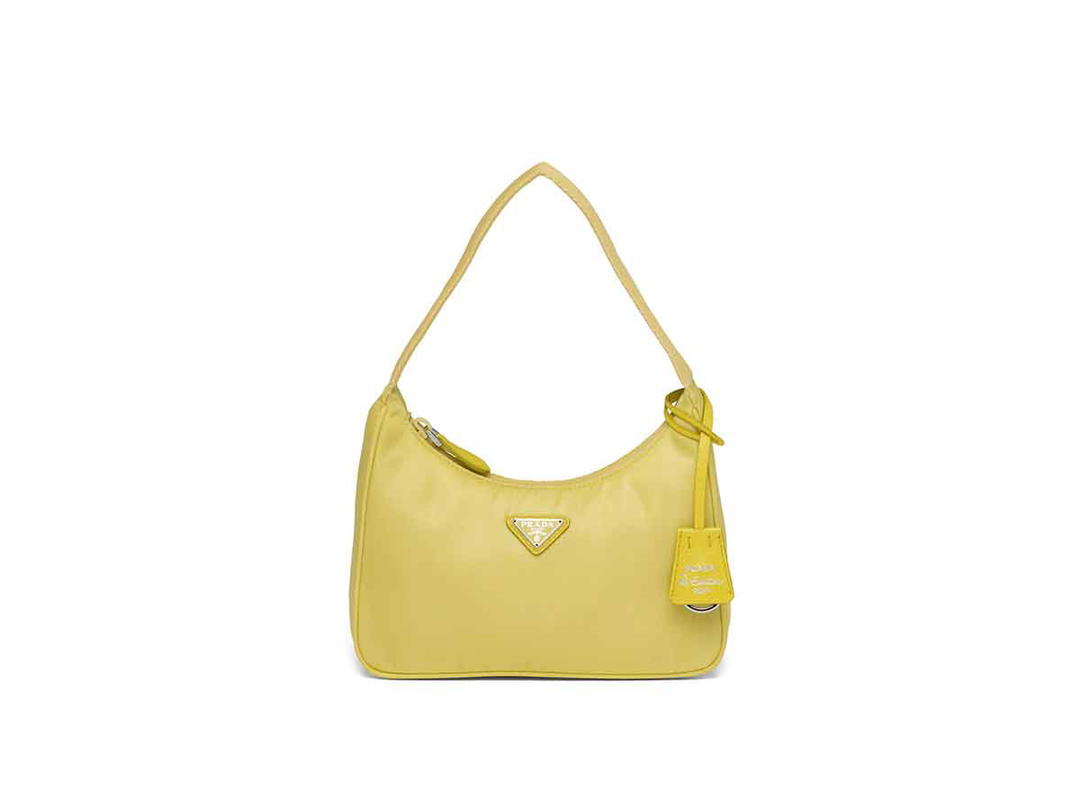 Prada Prada Re-Edition 2000 Nylon Mini-Bag Pineapple Yellow
