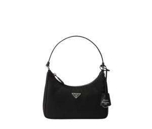 Buy Prada Re-Edition 2005 Mini Bag In Re-Nylon and Saffiano With Enameled Metal Triangle Logo Black at Sasom – Authentic and Ready to Ship