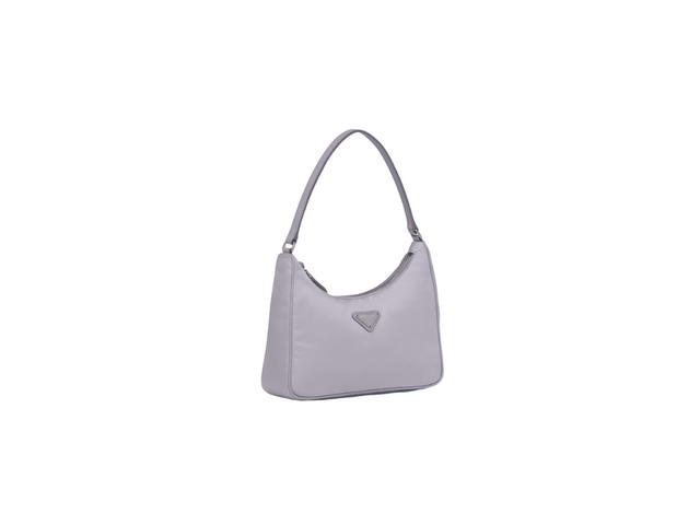 Prada Prada Re-Edition 2005 Re-Nylon Mini Bag With Enameled Metal Triangle Logo Wisteria - view 2