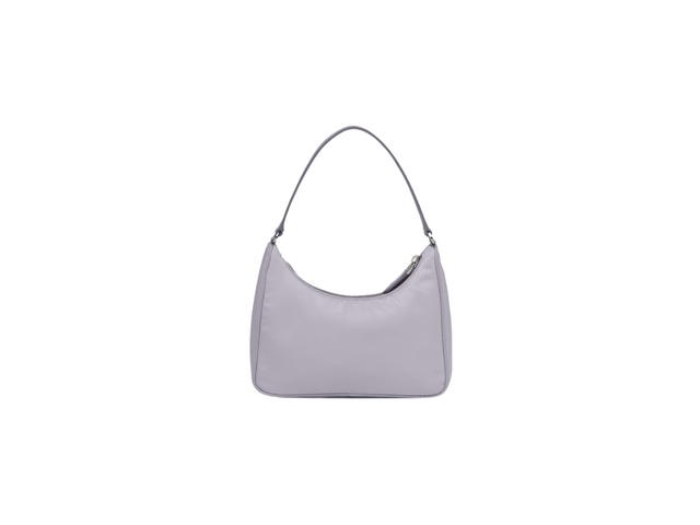 Prada Prada Re-Edition 2005 Re-Nylon Mini Bag With Enameled Metal Triangle Logo Wisteria - view 3