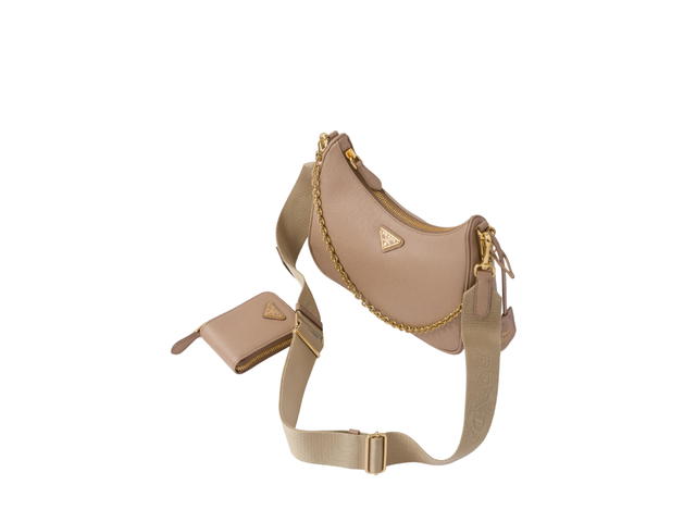 Prada Prada Re-Edition 2005 Saffiano Leather Bag Cameo Beige - view 3