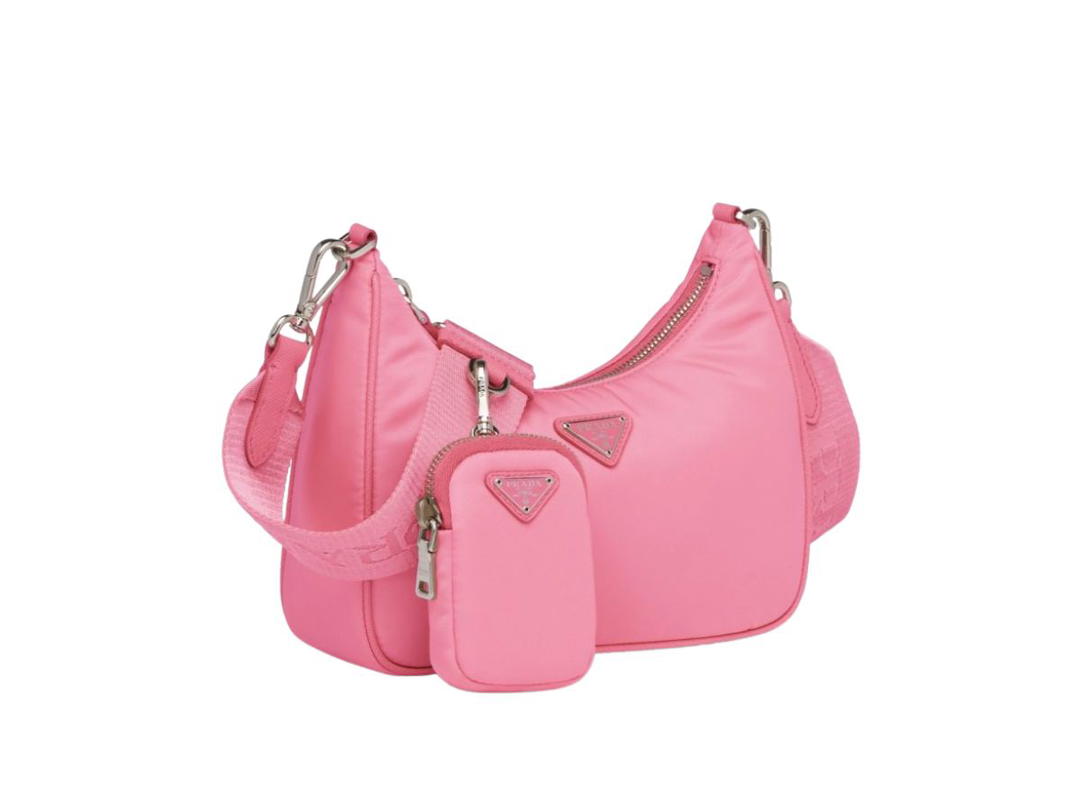 Prada Prada Re-Edition 2005 Shoulder BagNylon Begonia Pink