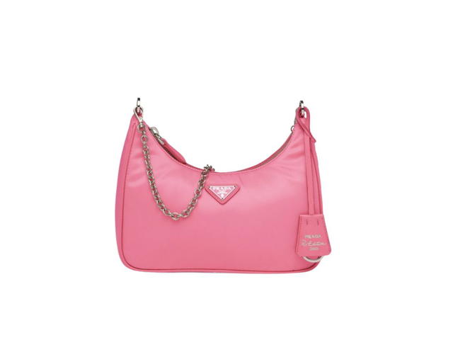 Prada Prada Re-Edition 2005 Shoulder BagNylon Begonia Pink - view 2