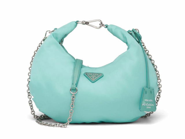 Prada Prada Re-Edition 2006 Nylon Bag Jade Green - view 1