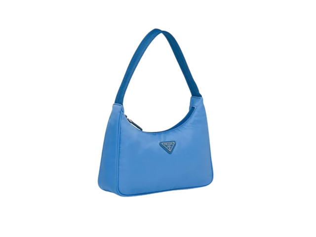 Prada Prada Re-Edition Nylon Mini Bag Periwinkle Blue - view 2