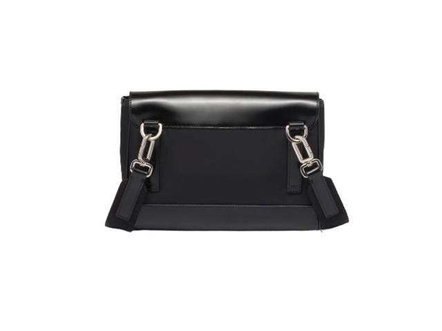 Prada Prada Re-Nylon and Leather Shoulder Bag Black - view 2
