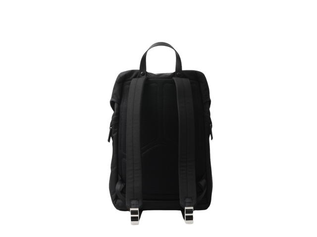 Prada Prada Re-Nylon and Saffiano Leather Backpack Black - view 3