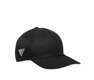 Buy Prada Re-Nylon Baseball Cap With Enameled Metal Triangle Logo Black at Sasom – Authentic and Ready to Ship
