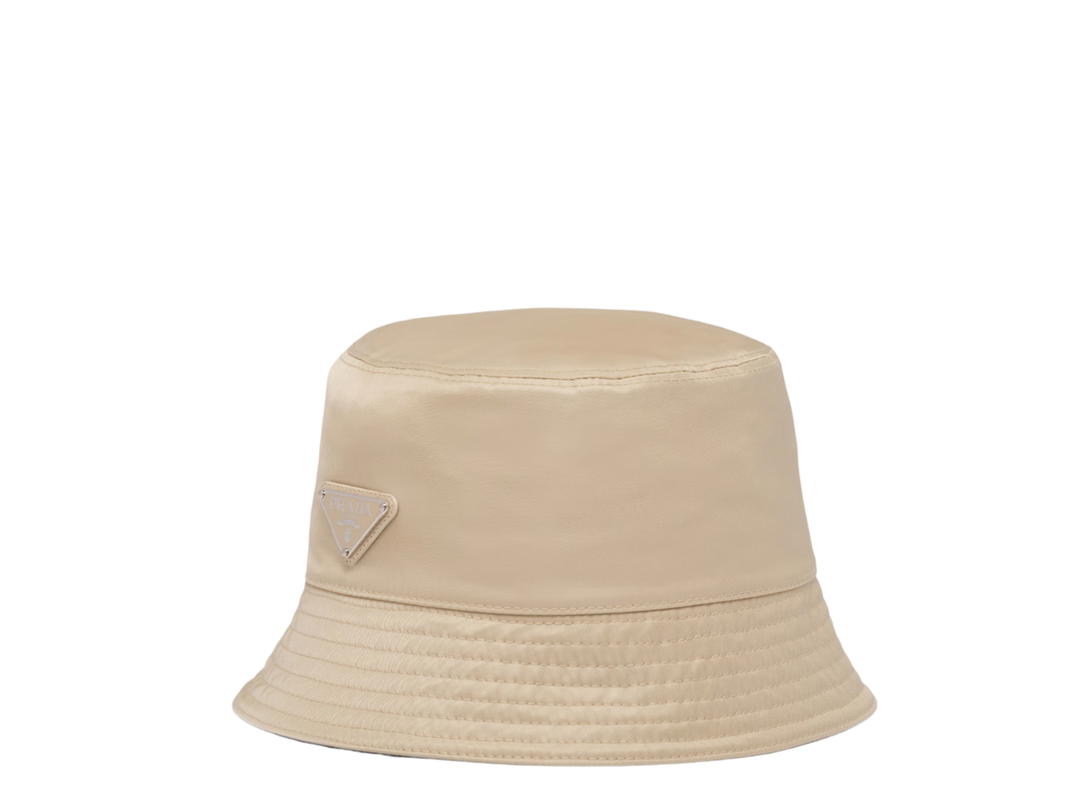Prada Prada Re-Nylon Bucket Hat Desert Beige