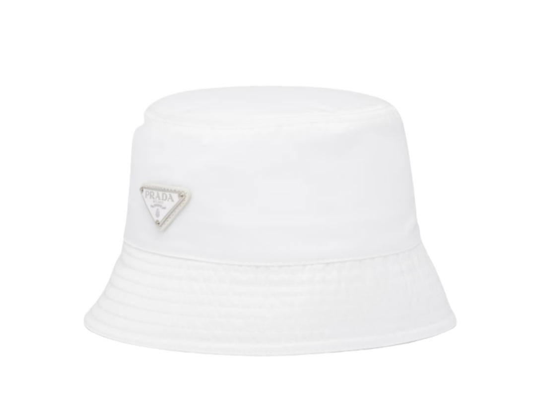 Prada Prada Re-Nylon Bucket Hat White