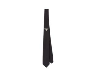 Buy Prada Re-Nylon Gabardine Tie In Nylon With Triangle Logo Black at Sasom – Authentic and Ready to Ship