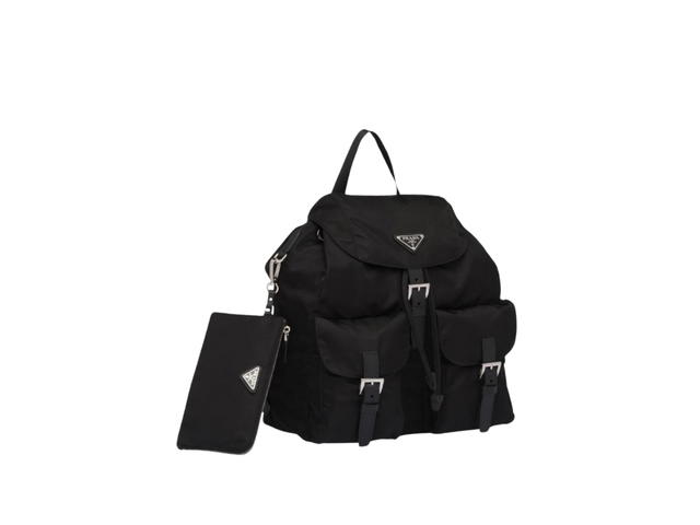 Prada Prada Re-Nylon Medium Backpack Black - view 2