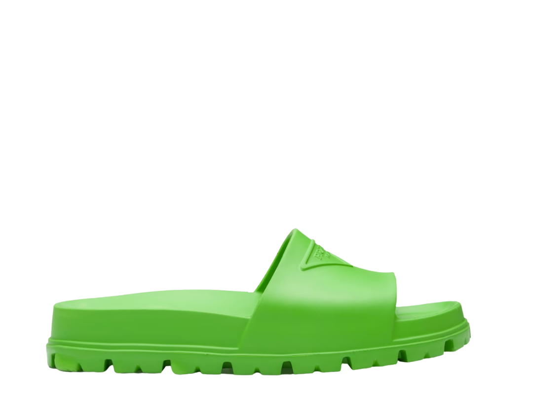 Prada Prada Rubber Slides Apple Green
