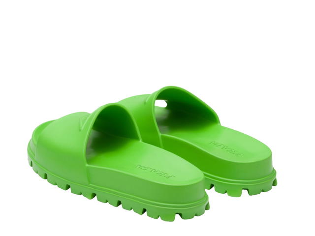 Prada Prada Rubber Slides Apple Green - view 2