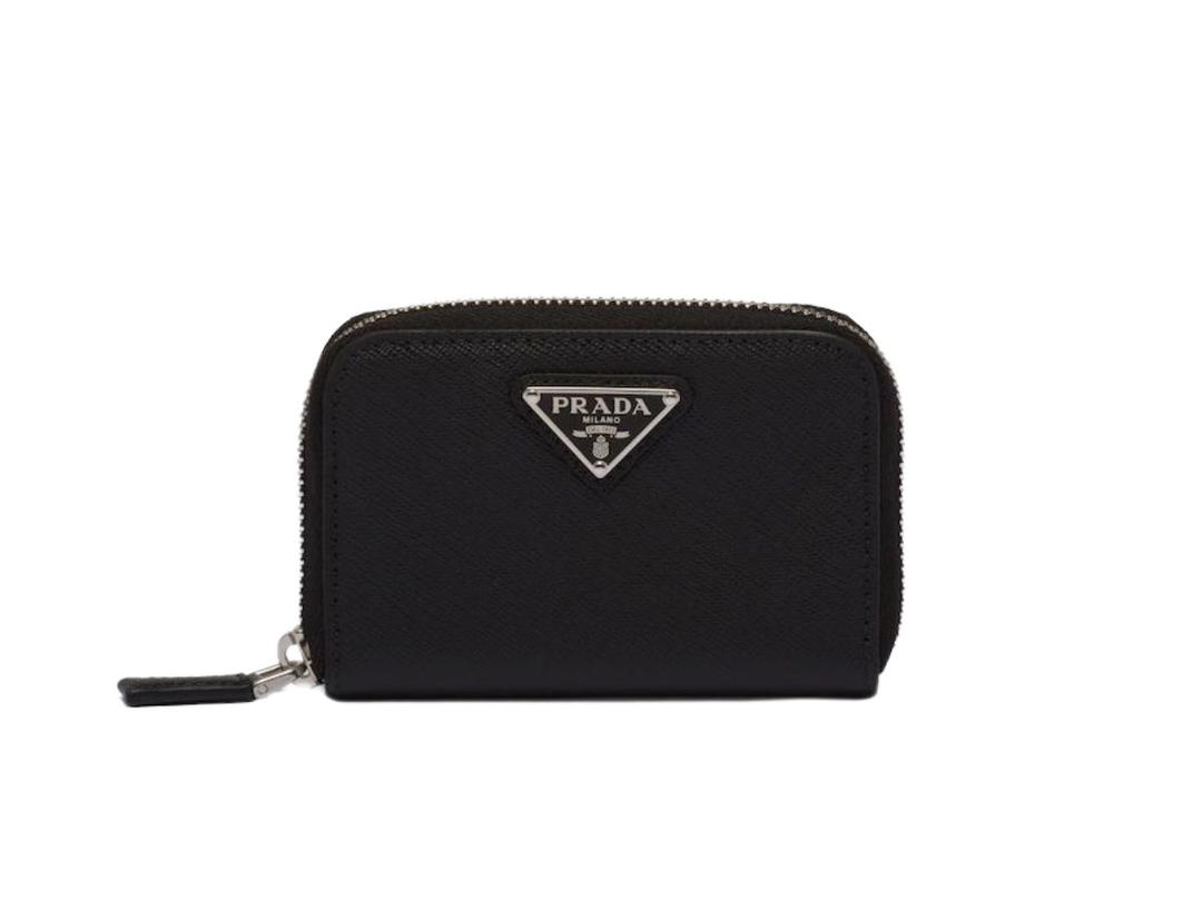 Prada Prada Saffiano Coin Purse Black