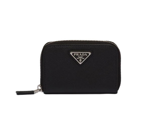 Prada Prada Saffiano Coin Purse Black - view 1