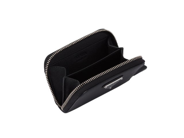 Prada Prada Saffiano Coin Purse Black - view 3